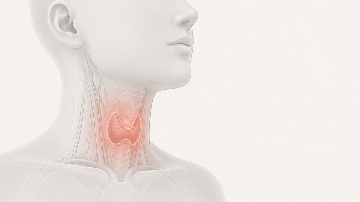 Medical illustration of thyroid gland anatomy showing goiter and thyroid nodules: thyroid surgery in Manila and Makati