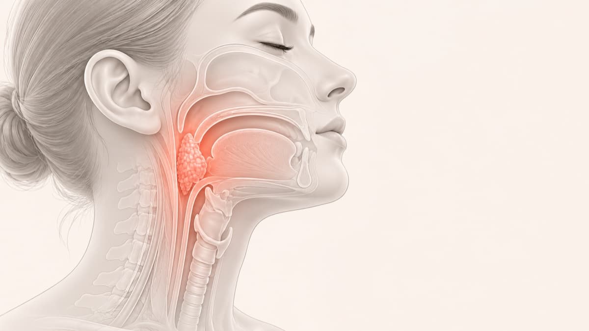 Medical illustration of tonsil anatomy and tonsillectomy procedure: tonsil surgery in Manila and Makati